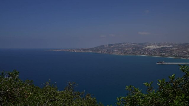 View on the coast North Governorate Hamat Lebanon