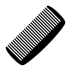 櫛のシルエット