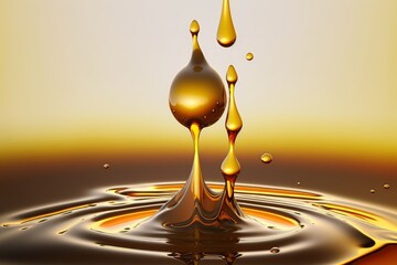 dripping oil, Generative AI