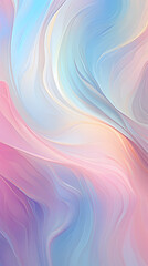 Obraz premium Pearl and rose iridescent serenity waves phone hd wallpaper ai generated