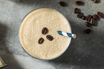 Boozy Frozen White Russian Cocktail