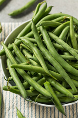 Organic Raw French Green Beans