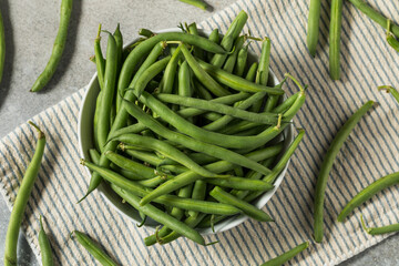 Organic Raw French Green Beans
