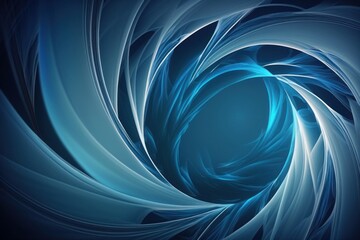 Deep blue abstract background, Generative AI
