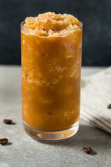 Homemade Sweet Frozen Iced Coffee