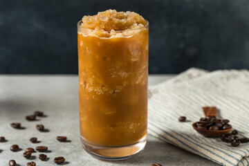 Homemade Sweet Frozen Iced Coffee