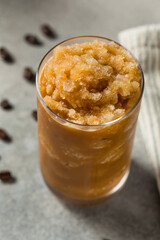 Homemade Sweet Frozen Iced Coffee