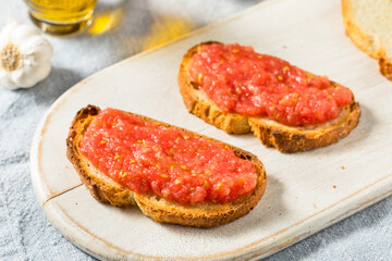 Homemade Pan Con Tomate Tomato Toast