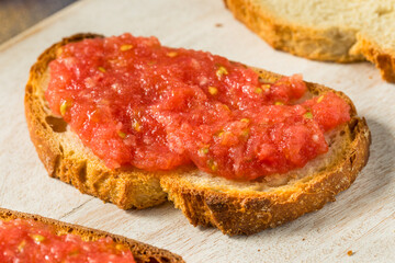 Homemade Pan Con Tomate Tomato Toast