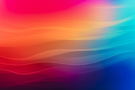 Colorful gredient abstract background with waves