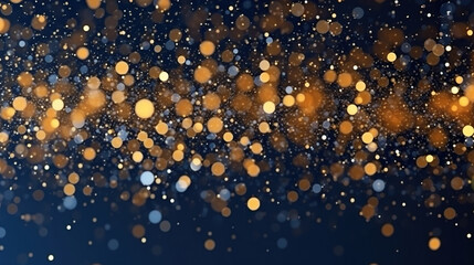 Abstract bokeh background. Christmas and New Year concept. 