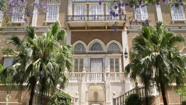 Sursock Palace destroyed by the port explosion Beirut Lebanon