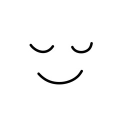 doodle emoticon vector. Simple faces. 