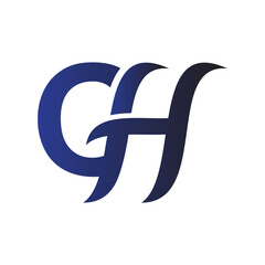 GH letter background vector design,GH logo design.
