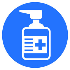 antiseptic, alcohol gel icon