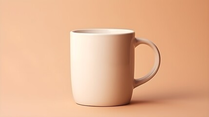 Coffee cup, isolated on neutral color clean background