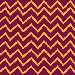 Zigzag Chevron pattern yellow and red background