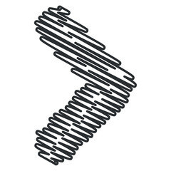 Isolated greater than math operator Vector illustration