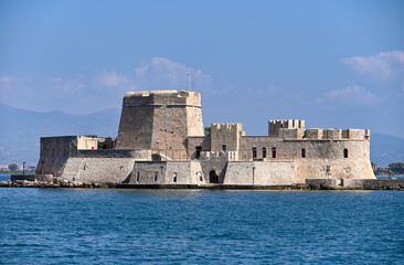 Fototapeta na wymiar Bourtzi fort in Nafplio, Greece