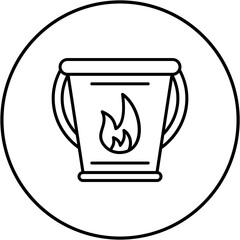 Water Bucket Icon