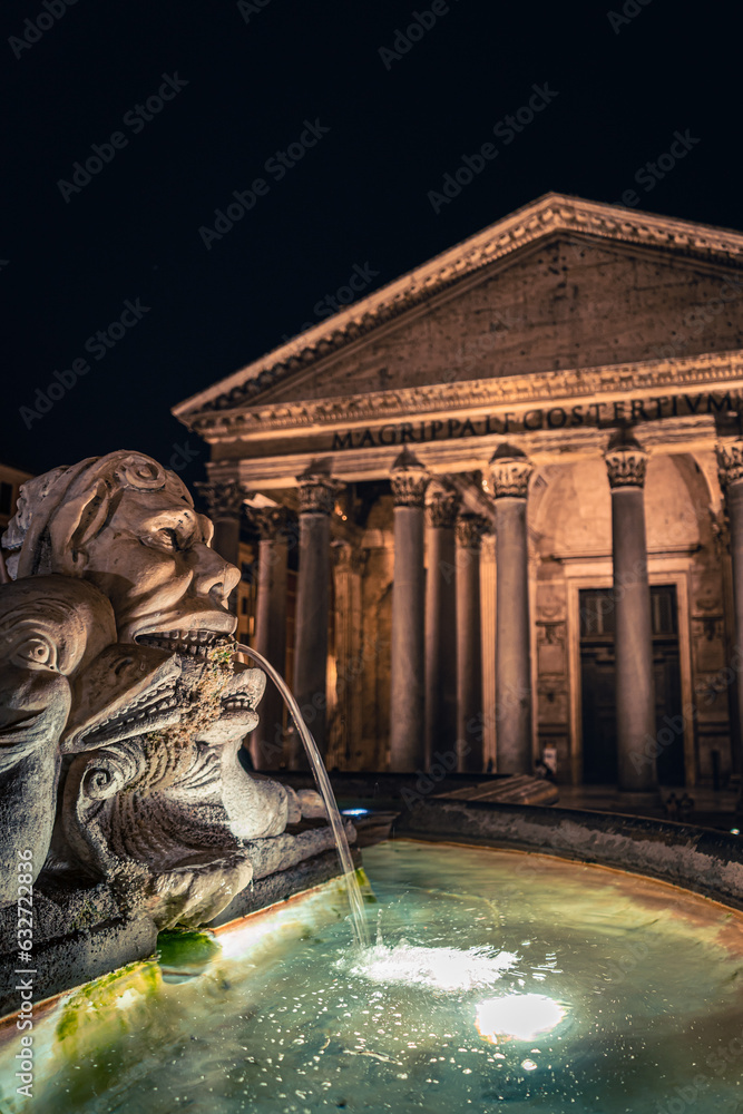 Wall mural roma at night