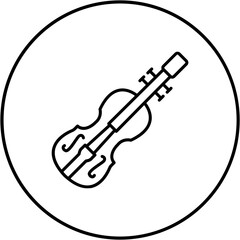Obraz premium Violin Icon