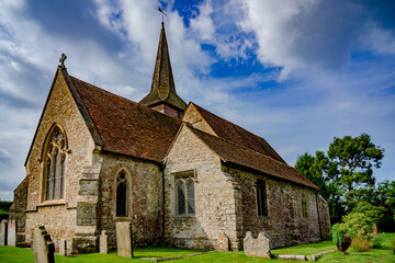 Fototapeta na wymiar Rural church in the English countryside