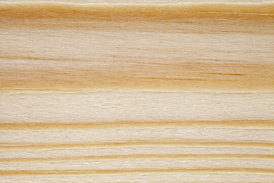 Wooden surface, close-up structure, processed, with horizontal parallel thin and wide stripes, background