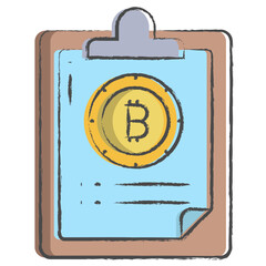 Hand drawn Note illustration icon