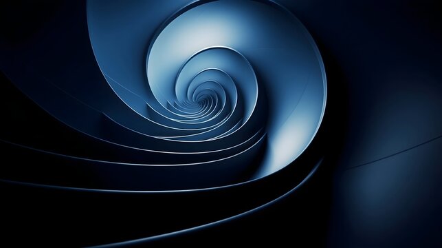 Blue Spiral Motion