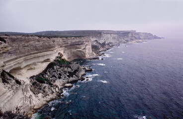 View of the beautiful landscape of southern Algarve in Sagres, Portugal
