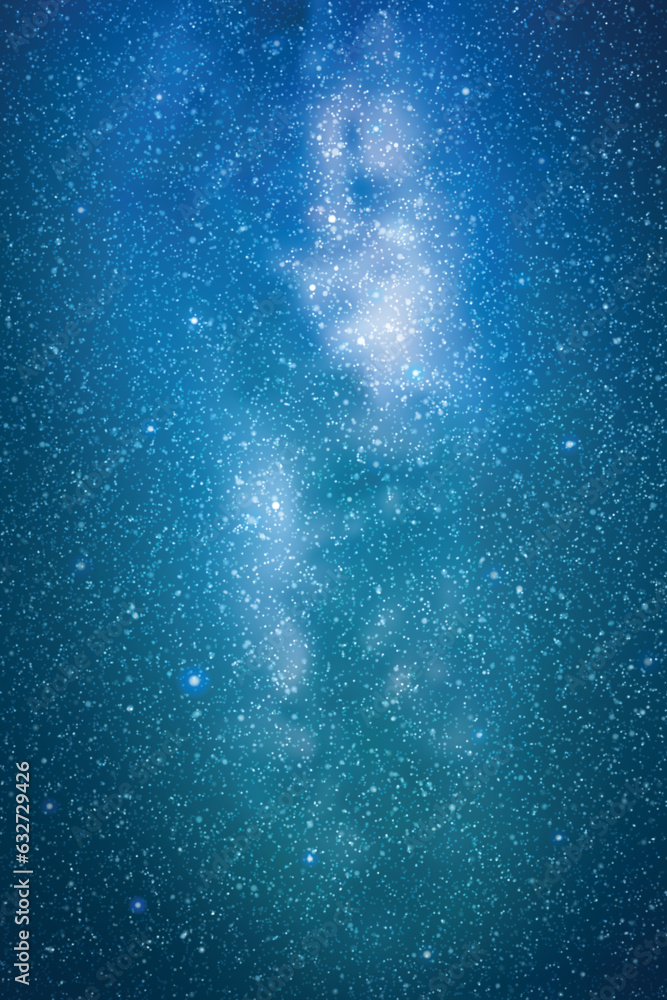 Poster night starry sky. space vector background. milky way, stars and nebula