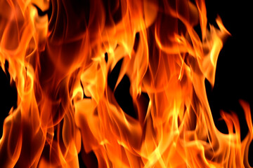 fire flames background  hot, heat
