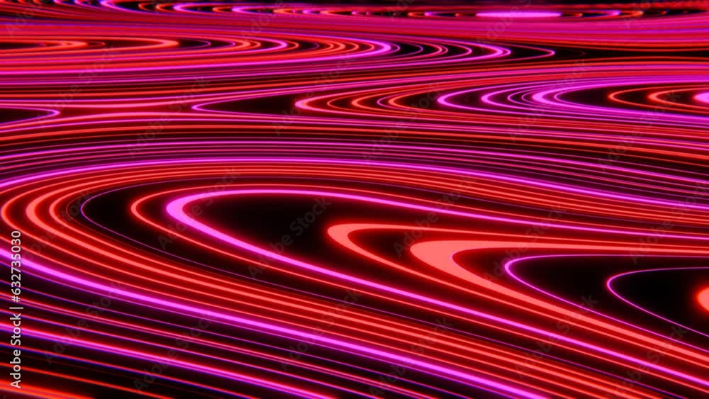 Aufkleber abstract neon groovy 80s retro background. seamless loop animation. videogame style landscape with g