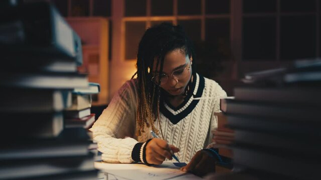 Young woman irritated by dull work, office plankton, full time job, unmotivated