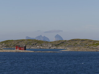 Norwegen, Anfahrt zur Insel Lovund
