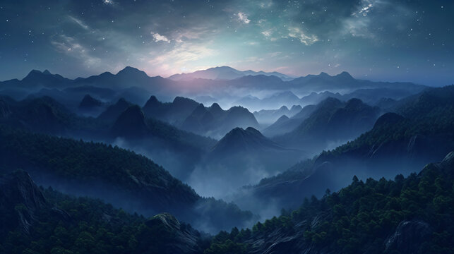 Misty Mountain Images – Browse 1,439 Stock Photos, Vectors, and