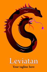 animal logo, vector, illustration, sea monster. imagetype.