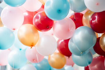 Colorful Balloons at a Celebration Generative AI