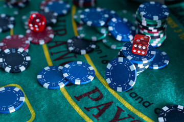 gambling poker flying dice wallpaper