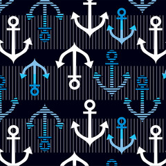 Striped anchors pattern