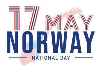 Norway National Day Illustration