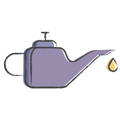 Hand drawn Car Oil illustration icon