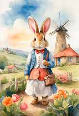 Cheerful bunny