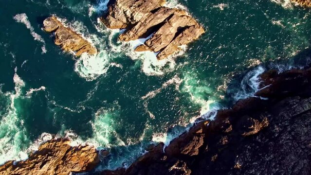 Coast of Malin Head in Donegal, Ireland