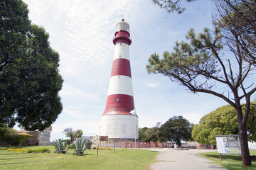 The Punta Mogotes Lighthouse in Mar del Plata City
