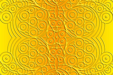 Beautiful classic design colourful  background with flower leaf line art pattern of indonesian culture traditional batik