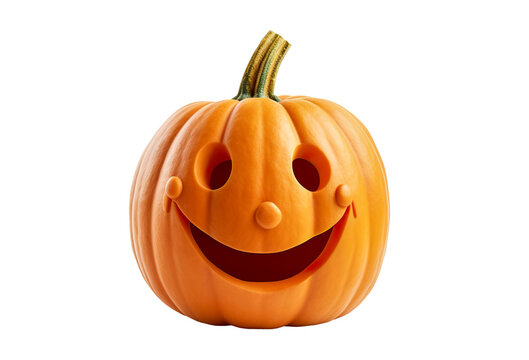 Halloween Pumpkins isolated on transparent background, png. Halloween pumpkin Jack O'Lantern