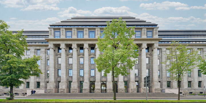 EASA Headquarters building in the former Reichsbahndirektion on the banks of the rhine in cologne
