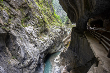 Beautiful hiking trail in Hualien taroko Gorge Shakadang